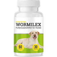 Produktbild von Adema Natural Wormilex Wurmkur Tabletten für Hunde mit pflanzlicher Rezeptur zur Unterstützung der Magen-Darm-Gesundheit 1000 Stück