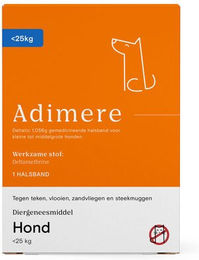 Adimere Halsband gegen Flöhe und Zecken für Hunde S/M 2 Stück – Bild 1 von 3