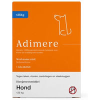 Produktbild von Adimere Halsband gegen Flöhe, Zecken und Sandfliegen für Hunde S/M