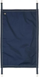 Adiva Stall Barriere Equipage aus Polyester in Blau und Silber – Bild 1 von 1