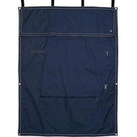 Produktbild von Adiva Stallvorhang Equipage Stallbarriere in Blau und Silber