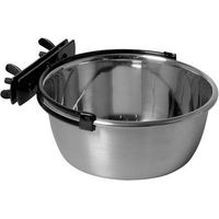 Produktbild von Adori Edelstahl Futternapf mit Schraubbefestigung Silber 1l 14,5 cm