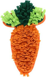 Adori Karotten Spielmatte für Kaninchen aus Stoff in Orange und Grün 35 x 22 cm – Bild 1 von 2