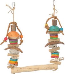 Adori Tropical Java Swing Vogelschaukel aus Holz für Papageien bunt – Bild 1 von 2