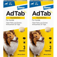 Produktbild von AdTab Kautabletten 900 mg für sehr große Hunde 2 x 3 Stück
