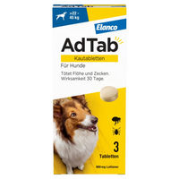 Produktbild von AdTab Kautabletten für Hunde über 22-45 kg 3 Stück