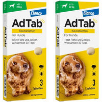 Produktbild von AdTab Kautabletten gegen Flöhe und Zecken für Hunde ab 11-22 kg