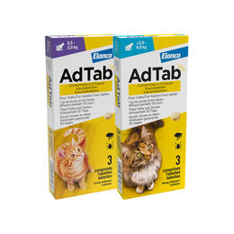 AdTab Tabletten gegen Flöhe und Zecken für Hunde 2-8 kg 48 mg 6 Stück – Bild 1 von 1