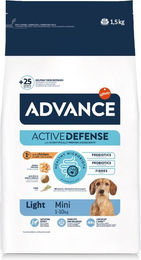 Produktbild von Advance Mini Light Hundefutter Huhn Adult zur Gewichtskontrolle 1,5 kg - 1,5 kg