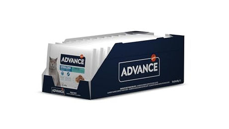 Advance Nassfutter für kastrierte Katzen mit Kabeljau 4 x 85 g – Bild 1 von 1