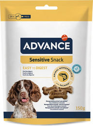 Produktbild von Advance Sensitive Belohnungssnack Lachs Glutenfrei Monoprotein für adulte Hunde 2 x 150 g - 2 x 150 g