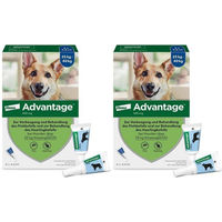Produktbild von Advantage Spot-On 400 zur Bekämpfung von Flöhen für große Hunde von 25 bis 40 kg Körpergewicht