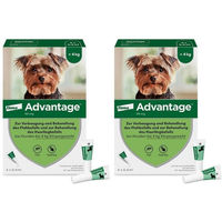 Produktbild von Advantage Spot-On Mini Flohmittel für sehr kleine Hunde bis 4 kg