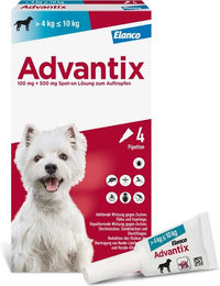Advantix Spot-On für Hunde 4-10 kg 4 x 1 ml Lösung – Bild 1 von 1
