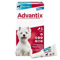 Produktbild von Advantix Spot-On für Hunde 4-10kg 4er Packung