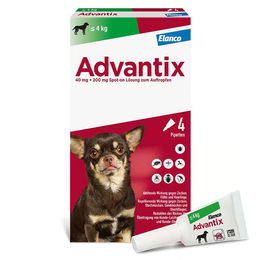 Advantix Spot-On für Hunde bis 4kg 4er Packung – Bild 1 von 1