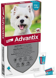 Produktbild von Advantix Spot-On für Hunde 4 - 10 kg gegen Flöhe und Zecken