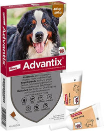 Produktbild von Advantix Spot-On für Hunde 40-60 kg gegen Flöhe und Zecken