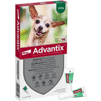 Produktbild von Advantix Spot-On für Hunde bis 4 kg Mini Welpen gegen Flöhe und Zecken
