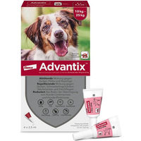 Produktbild von Advantix Spot-On für Hunde mittlerer Rassen gegen Zecken und Flöhe