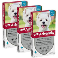 Produktbild von Advantix Spot-On für kleine Hunde gegen Zecken und Flöhe