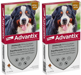 Advantix Spot-On für sehr große Hunde bis 60 kg gegen Zecken und Flöhe – Bild 1 von 4