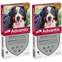 Produktbild von Advantix Spot-On für sehr große Hunde bis 60 kg gegen Zecken und Flöhe