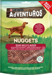 Produktbild von Adventuros Nuggets Wildschwein Belohnungssnack ohne Farb- und Aromastoffe 300 g