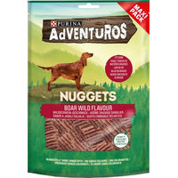Produktbild von Adventuros Nuggets Wildschwein Belohnungssnack ohne Farb- und Aromastoffe 300 g