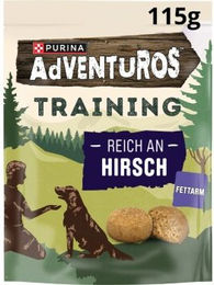 Adventuros Training Belohnungssnack Hirsch Monoprotein 6x115 g - 6 x 115 g – Bild 1 von 1