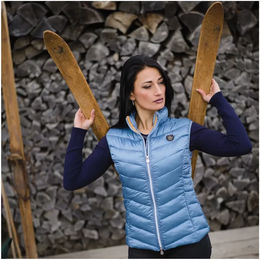Ärmellose Daunenjacke für Damen Flags&Cup Henna – Bild 1 von 1