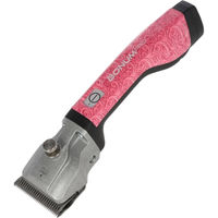 Produktbild von Aesculap Bonum Pro Akkuschermaschine Design-Edition für Pferde und Rinder in Rosa inklusive Schermesser-Set und Hartschalenkoffer