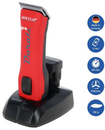 Aesculap Durati Pro Lithium Ionen Schermaschine mit Snap On Scherkopf in Rot – Bild 1 von 10