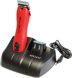 Aesculap Favorita CL Akku Schermaschine für Hunde Schecker Schwarz Rot – Bild 1 von 3