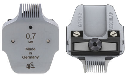 Aesculap Favorita II Pfotenscherkopf 0,7 mm aus Edelstahl in Silber – Bild 1 von 2