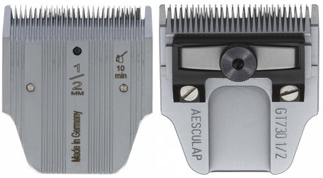 Aesculap Favorita II Scherkopf 0,5 mm Carbon Grau Silber – Bild 1 von 4