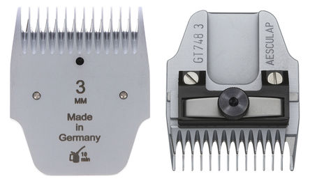 Aesculap Favorita II Scherkopf 3 mm grob aus Edelstahl für Drahthaar Hunde – Bild 1 von 2