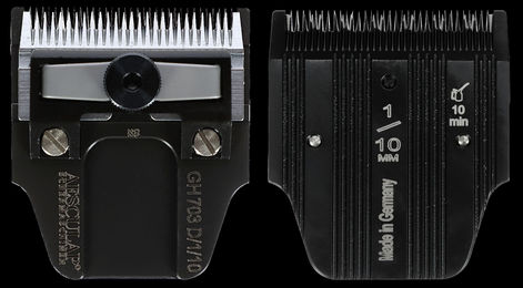 Aesculap Favorita Scherkopf mit DLC Beschichtung 0,1 mm Sonder Edition Schwarz – Bild 1 von 4