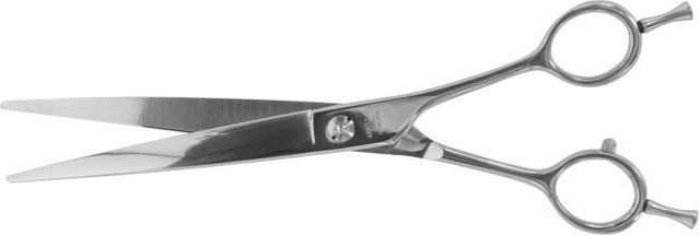 Aesculap Fellschere gebogen aus Edelstahl in Silber 19 cm – Bild 1 von 1