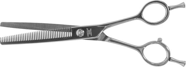 Produktbild von Aesculap Haarschere mit gezahnter Klinge aus Edelstahl in Silber