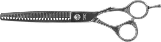 Produktbild von Aesculap Schnitzschere mit gezahnter Klinge aus Edelstahl in Silber