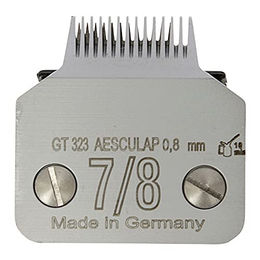 Aesculap Snap On Scherköpfe Kerbl GT323 Karbon 7/8 Scherkopf 0.8mm Schnittlänge 50 Stück – Bild 1 von 3