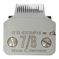 Produktbild von Aesculap Snap On Scherköpfe Kerbl GT323 Karbon 7/8 Scherkopf 0.8mm Schnittlänge 50 Stück