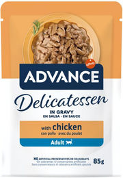 Affinity Advance Veterinary Diets Delicatessen Stückchen in Sauce Huhn für erwachsene Katzen 24 x 85 g – Bild 1 von 1