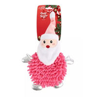 Produktbild von AFP Happy Holidays Big Belly Weihnachtsmann Plüschspielzeug für Hunde