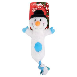 Produktbild von AFP Happy Holidays Merry Tug & Fetch Hundespielzeug Schneemann aus Plüsch