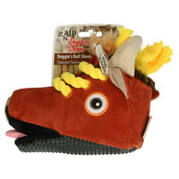 Produktbild von AFP Hundespielzeug Doggies Bull Shoes Ball aus Gummi in Rot - 200 g