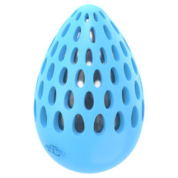 Produktbild von AFP Hundespielzeug Meta Ball Holey Egg aus Gummi Blau Größe M