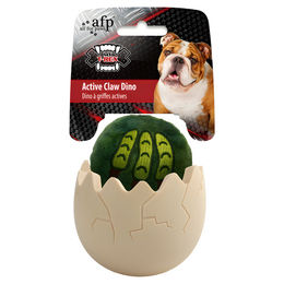 Produktbild von AFP Hundespielzeug My T-Rex Dino-Klaue Intelligenzspielzeug aus Gummi in Grün