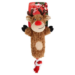 AFP Hundespielzeug Rentier Happy Holidays Merry Tug & Fetch aus Plüsch – Bild 1 von 4